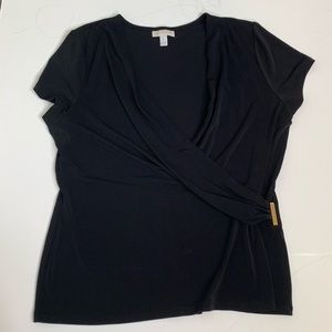 Charter Club black blouse